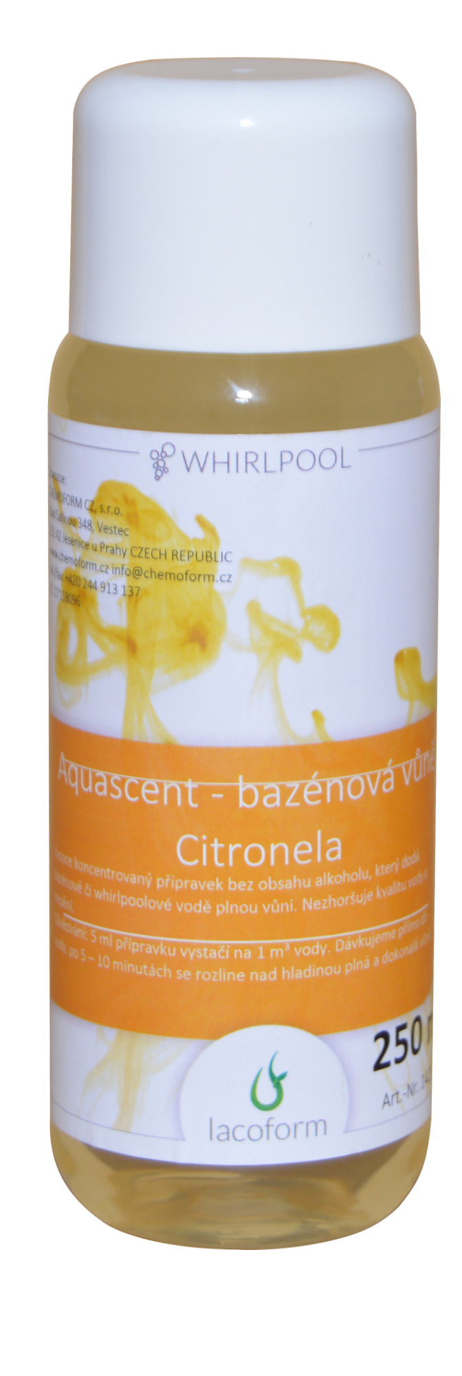 LacoForm Aroma do vířivky či bazénu AquaScent Citronela 250 ml