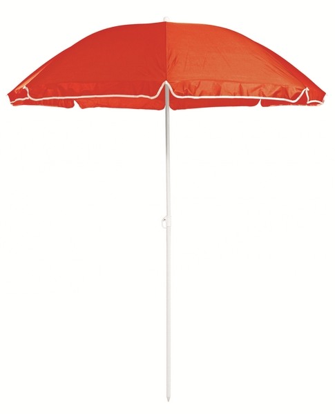 Levně ABC Plážový slunečník s UV ochranou průměr 140 cm AFP-25504 Barva: Červená
