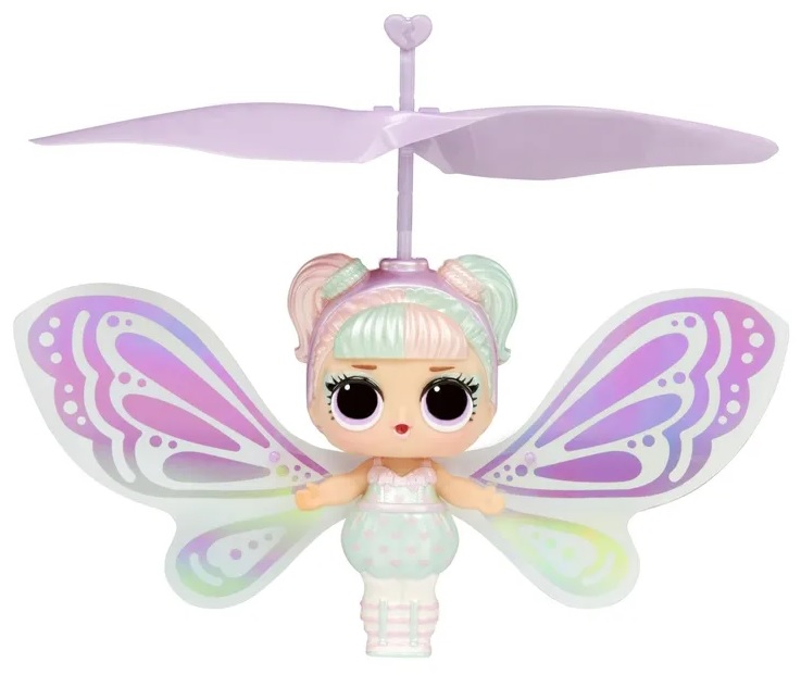 MGA L.O.L. Surprise Magická létající panenka - fialová křídla - 593621EUC