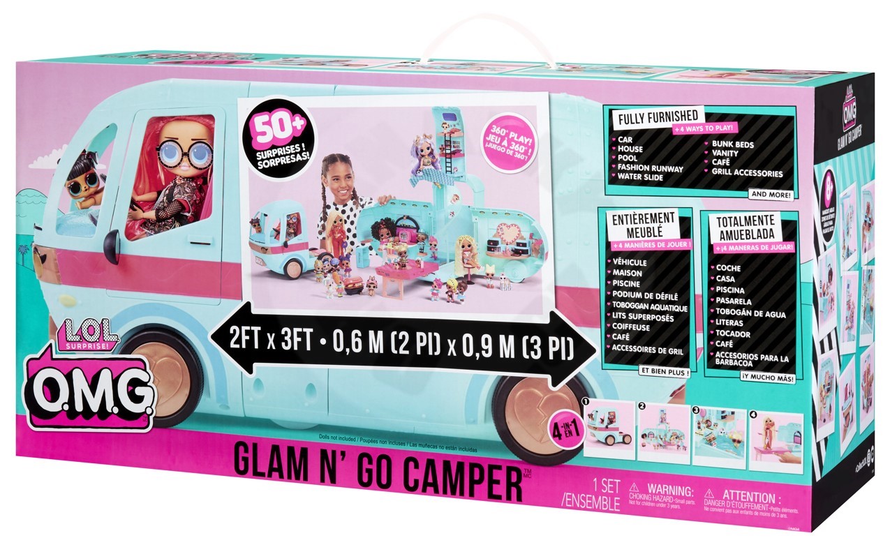 Levně MGA Karavan L.O.L. Surprise Glam N Go tyrkysový