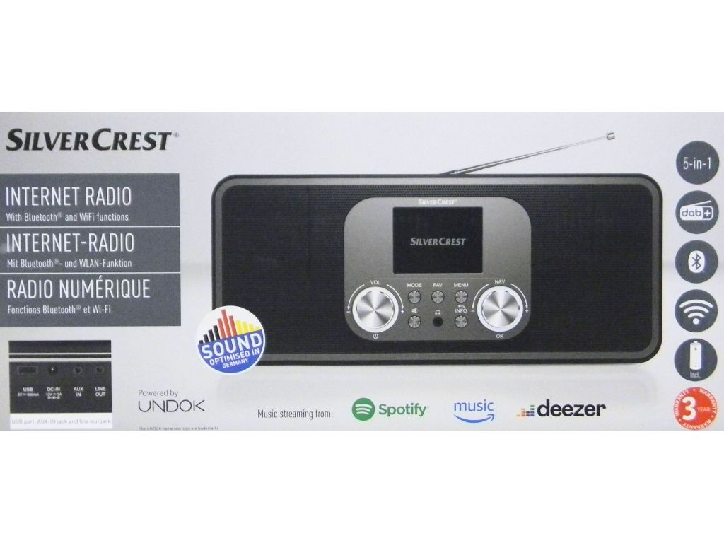 Levně Silvercrest Internetové a DAB+ rádio SIRD 14 E1