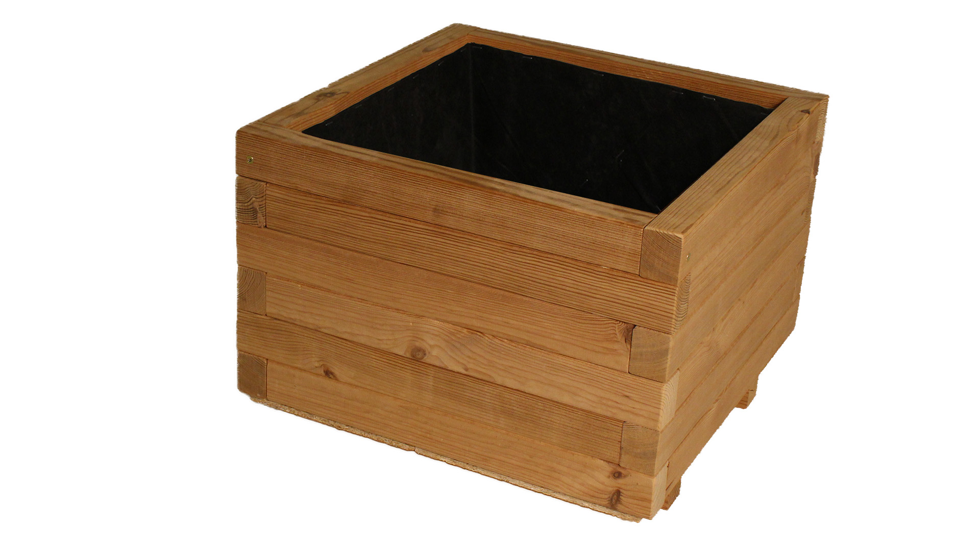 Levně Dřevěný květináč Krušnohorský nábytek Flor THERMOWOOD 1KVT1 37 x 37 x 31 cm borovice přírodní