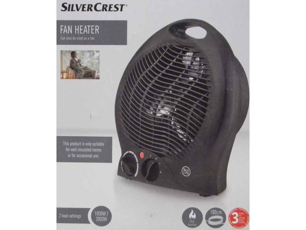 Levně Teplovzdušný ventilátor Silvercrest SHL 2000 A1 - černý