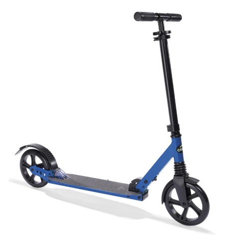 CRIVIT Koloběžka s odpružením Big Wheel černá/modrá