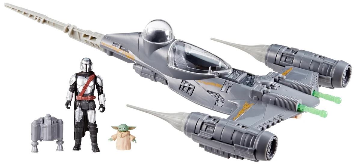 Hasbro Star Wars Mandalorian, stíhačka N1 a Grogu