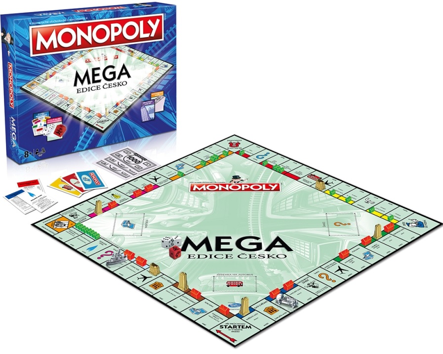 Hasbro Desková hra Monopoly Mega Edice Česko
