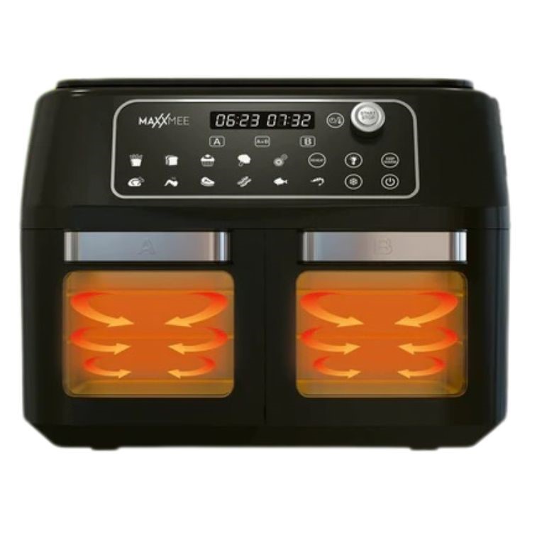 GourmetMaxx Dvojitá horkovzdušná fritéza MaxxMee DUAL 05535