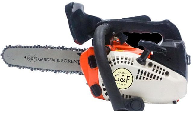 Garden & Forest Benzínová řetězová pila jednoruční na řezání větví GF-2510