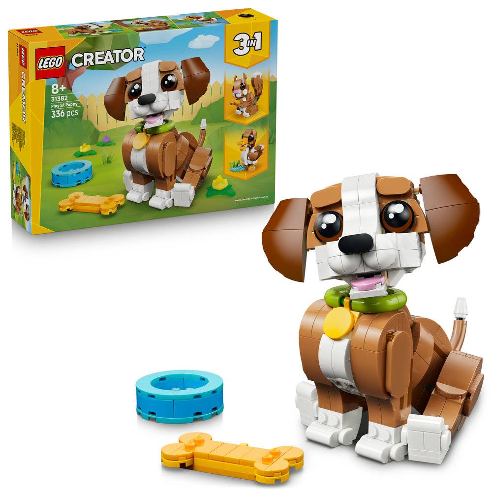 LEGO Creator 31382 Roztomilá zvířata: Roztomilé štěňátko