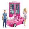 Mattel GVK05 Sada panenka Barbie šatník kabriolet Ken 30 cm 2