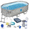 Bestway Power Steel Stacked Stone Swim Vista 4,27 x 2,5 x 1 m 56714