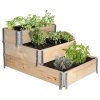 Krušnohorský nábytek Dřevěný vyvýšený záhon Denix 120 x 80 x 19,5 cm přírodní 5