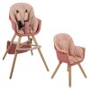 TeamTex Dětská jídlení židlička Eliette 2v1 růžová