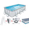 Nadzemní bazén s ocelovou konstrukcí Summer Waves Elite Frame Grey 5,49 x 2,74 x 1,32 m 1