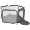 Kuniboo Ohrádka pro děti 66 x 116 x 134 cm šedá