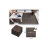 ConSys Plastové dlaždice 30x30x1,5 cm PP 67295 sada 10 kusů tmavě hnědá