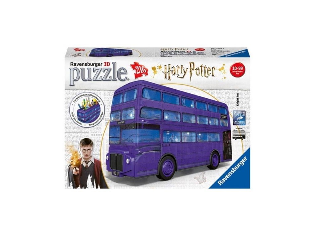 Ravensburger 3D Puzzle 111589 Harry Potter Rytířský autobus 216 dílků