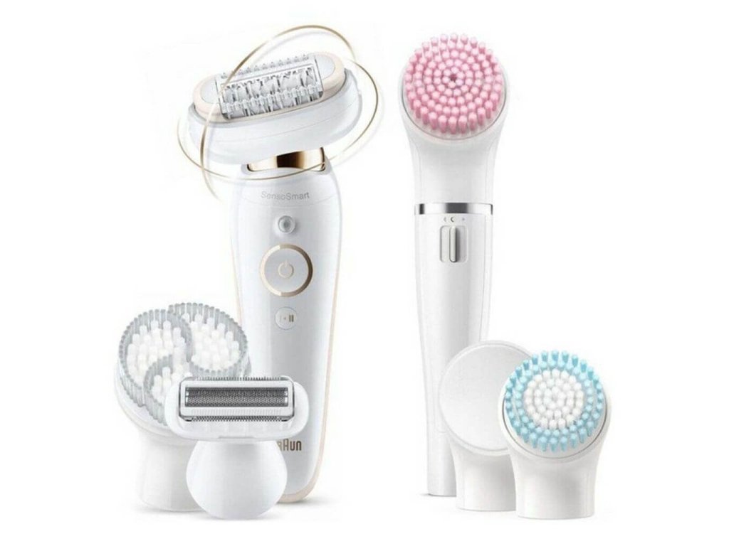 Braun Dámský epilátor a obličejový kartáček Silk épil 9 Flex 3D Beauty Set 9100 2