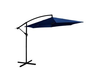 Slunečník Exclusive boční průměr 300 cm modrý