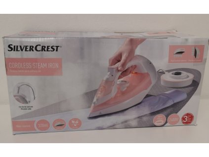 Silvercrest Naparovacia žehlička SDBK 2400 E1 ružová 2