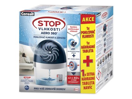 Ceresit Stop vlhkosti Aero 360° přístroj + tableta