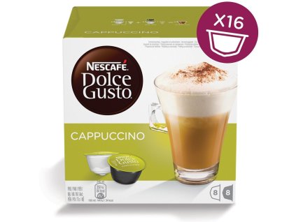 Nescafé Dolce Gusto kávové kapsle Cappuccino 16 ks