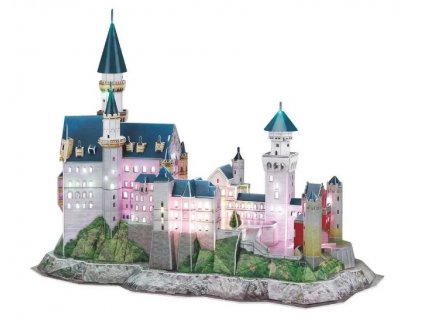 Revell 3D puzzle Schloss Neuschwanstein (LED Edition) 128 ks 1