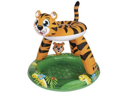 Kuniboo PB 13675 446476 Dětský bazének Tygr se stříškou 103 x 102 cm