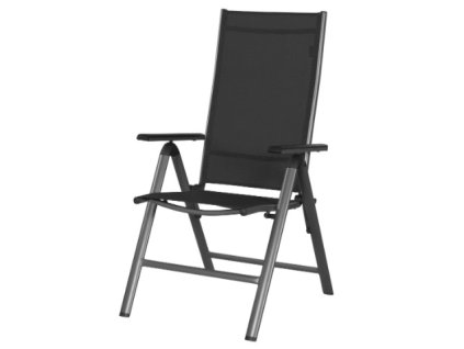 CountrySide Zahradní hliníkové skládací polohovací křeslo Houston 446720 antracit
