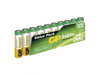 GP Super Alkaline AA 10ks 1013200102