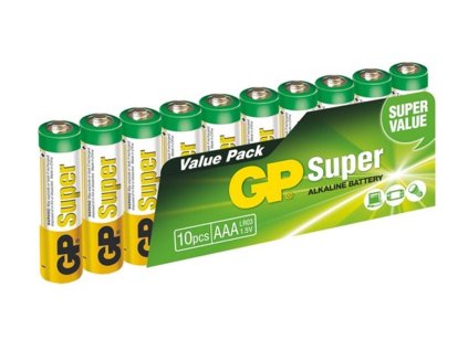 GP Super Alkaline AAA 10ks 1013100102