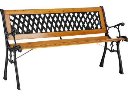Zahradní lavička Countryside Francis 126 x 52 x 74 cm čínský dub