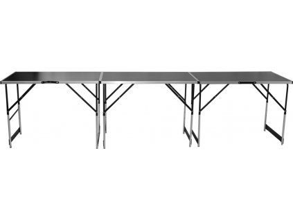1142(3) 3x hlinikovy skladaci prodejni pult stul stolek