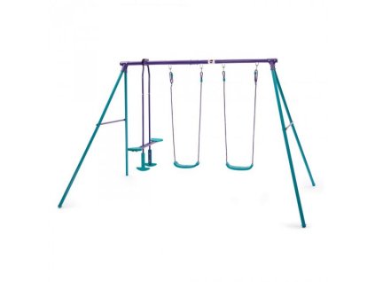 Plum Dětská houpačka 2 sedátka + 1 houpací kluzák Jupiter swing set