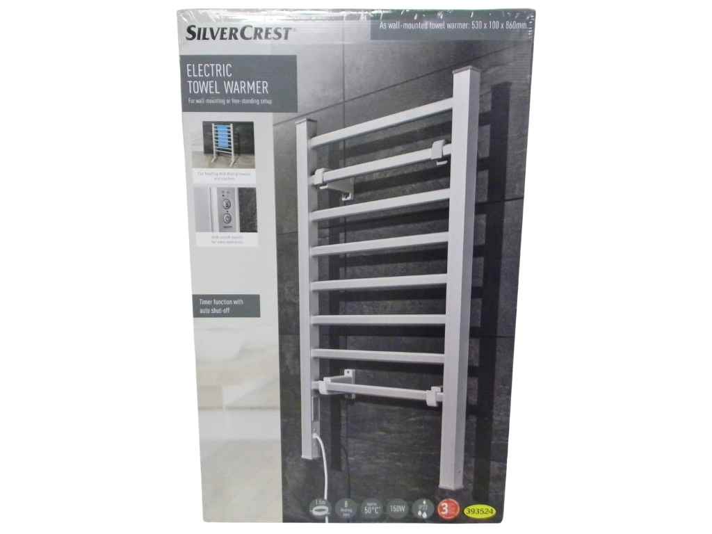 E-shop Elektrický sušiak uterákov SILVERCREST SHH 150 B2 530 x 860 mm strieborný