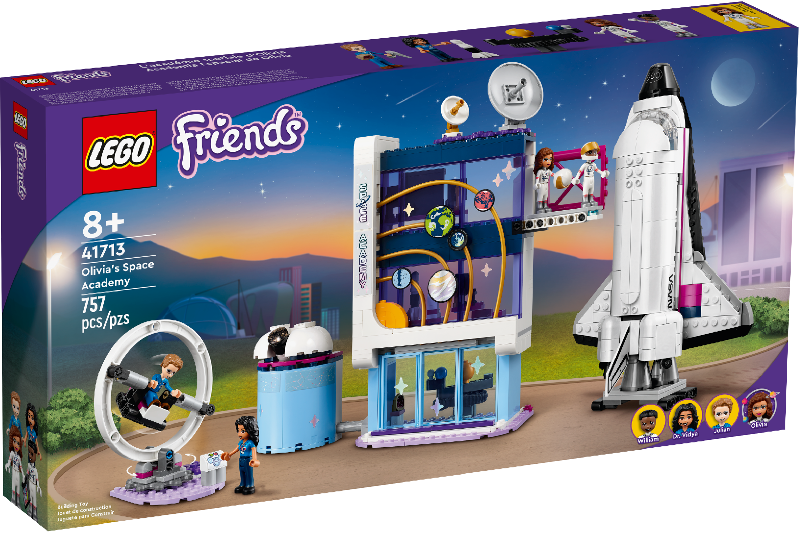 E-shop LEGO Friends 41713 Olivia a vesmírna akadémia