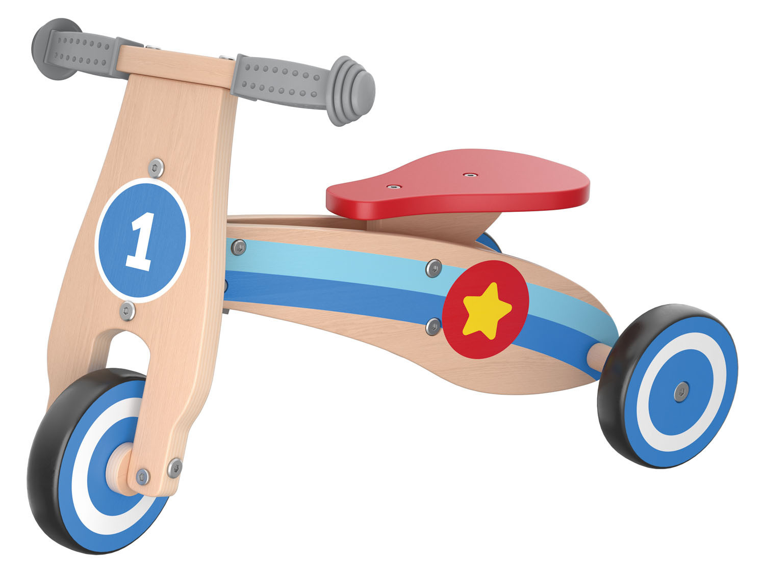 E-shop Drevené detské odrážadlo Playtive Bike Nr.1