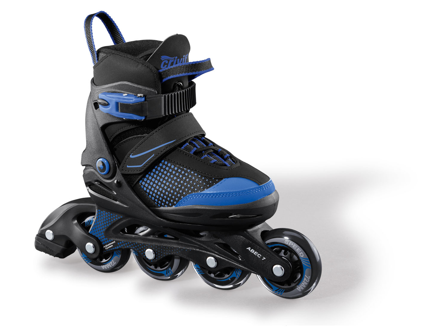 E-shop Detské rastúce kolieskové korčule Crivit Good Ride 375144 modrá veľ. 29-33 2023 kids