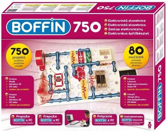 E-shop Elektronická stavebnica Boffin I 750