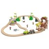 Playtive Dřevěná železnice Džungle