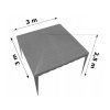Happy Green Skládací zahradní altán nůžkový SULTAN 3x3m šedý 4