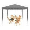 Happy Green Skládací zahradní altán nůžkový SULTAN 3x3m šedý