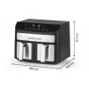 Horkovzdušná fritéza GOURMETmaxx DFE 11339 DUAL 22