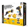 Powerplus Sada AKU nářadí do dílny vrtačka + multifunkční nástroj POWXBB0X10 6