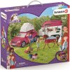 Schleich 42535 Dobrodružné auto s přívěsem a koněm 10