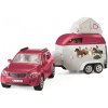 Schleich 42535 Dobrodružné auto s přívěsem a koněm 2