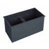 Jumi Ocelový vyvýšený záhon CM 254237 150 x 100 x 77 cm antracit 3