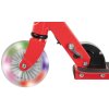 KidLand Dětská skládací koloběžka s LED svítícími koly KS 13378 červená 1