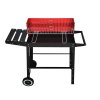 GardenMeister Zahradní pojízdný gril na dřevěné uhlí Basic Trolley BBQ WM044249 16 13