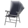 CountrySide Zahradní hliníkové skládací polohovací křeslo Houston 446720 antracit 2